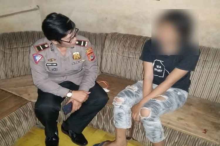 Gadis ABG Asal Tareran Minsel yang dilaporkan hilang berhasil ditemukan Tim Resmob Polres Minsel.