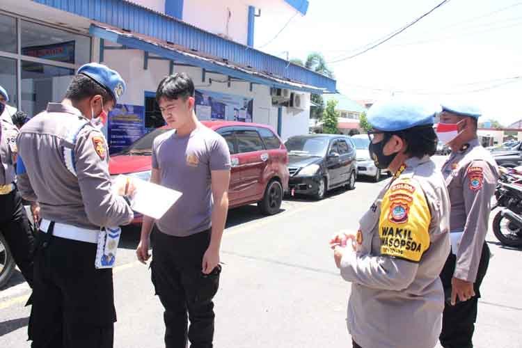 Inspeksi Mendadak di lingkungan Polda Sulut
