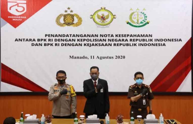 Kerja Sama Polda, BPK dan Kejati Sulut