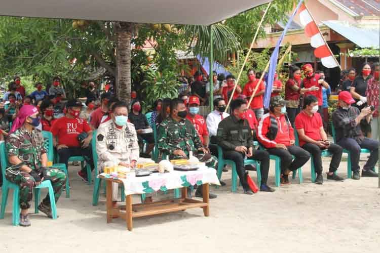 Gubernur Sulut dan Lantamal VIII di Bunaken.