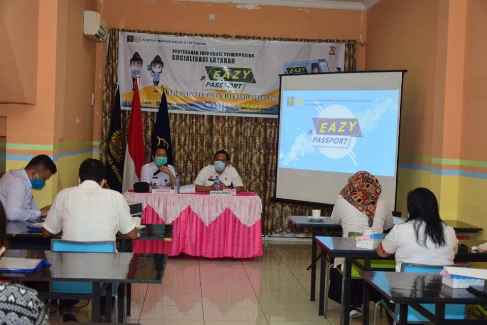 Kantor Imigrasi Tahuna sosialisasikan Eazy Passport.