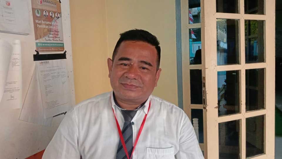 Junaidi Bawenti Bawaslu Sangihe