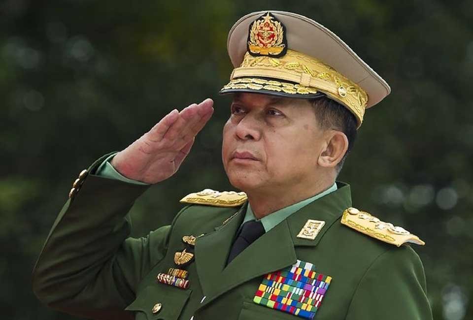 Panglima Militer Myanmar Jenderal Min Aung Hlaing, pemimpin kudeta militer di Myanmar