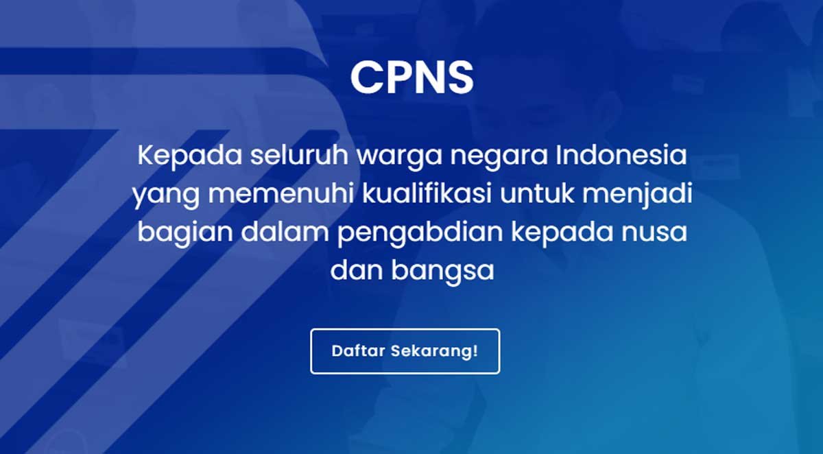 Pendaftaran CPNS dan PPPK