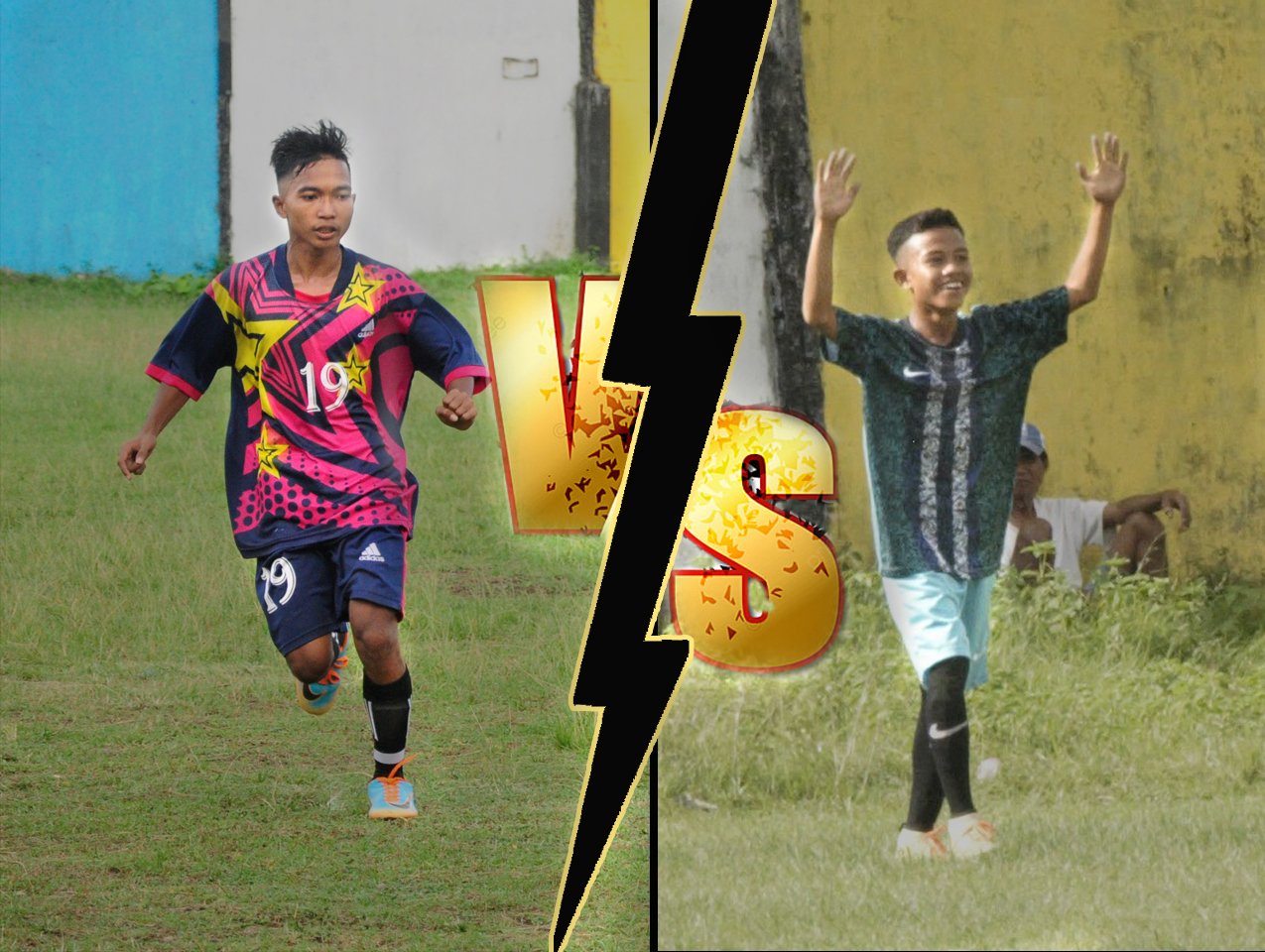 Cover berita Duel Antara Bintang SMP 2 Manganitu, Saputra VS Bintang SMP 1 Tabteng, Rickael (Foto : Ger/Lintasutara)