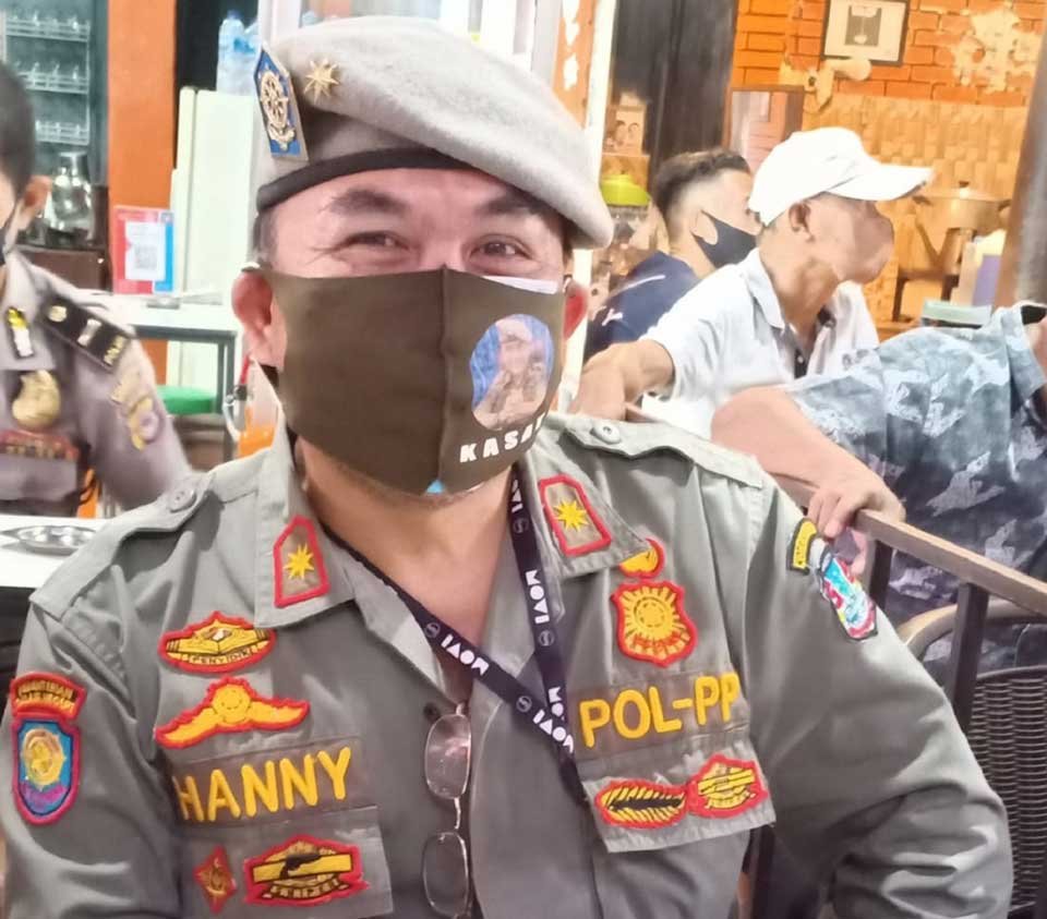 Kasatpol PP Kota Manado Yohannis Waworuntu