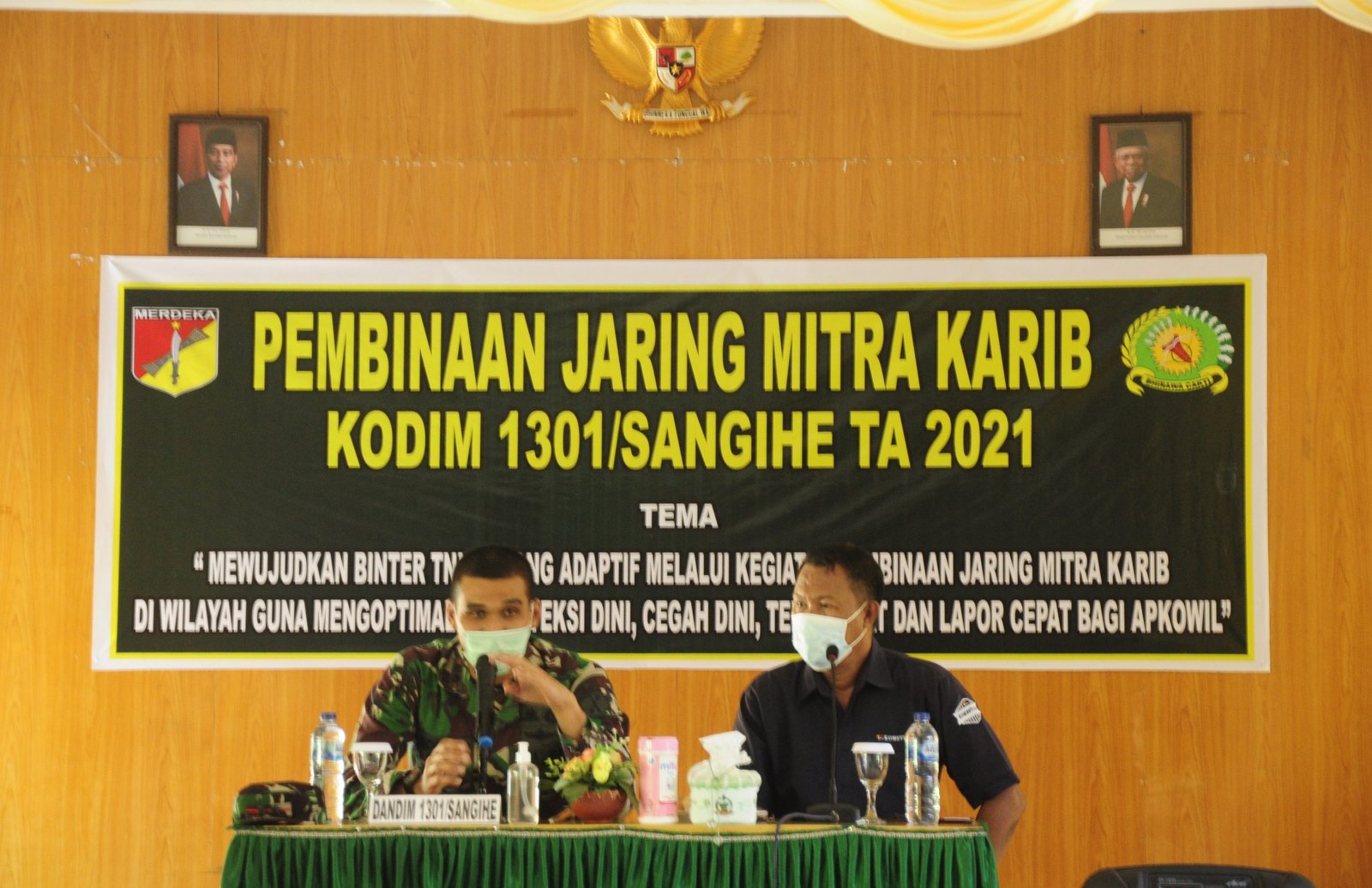 Dandim 1301 jalin kemitraan dengan Forwas