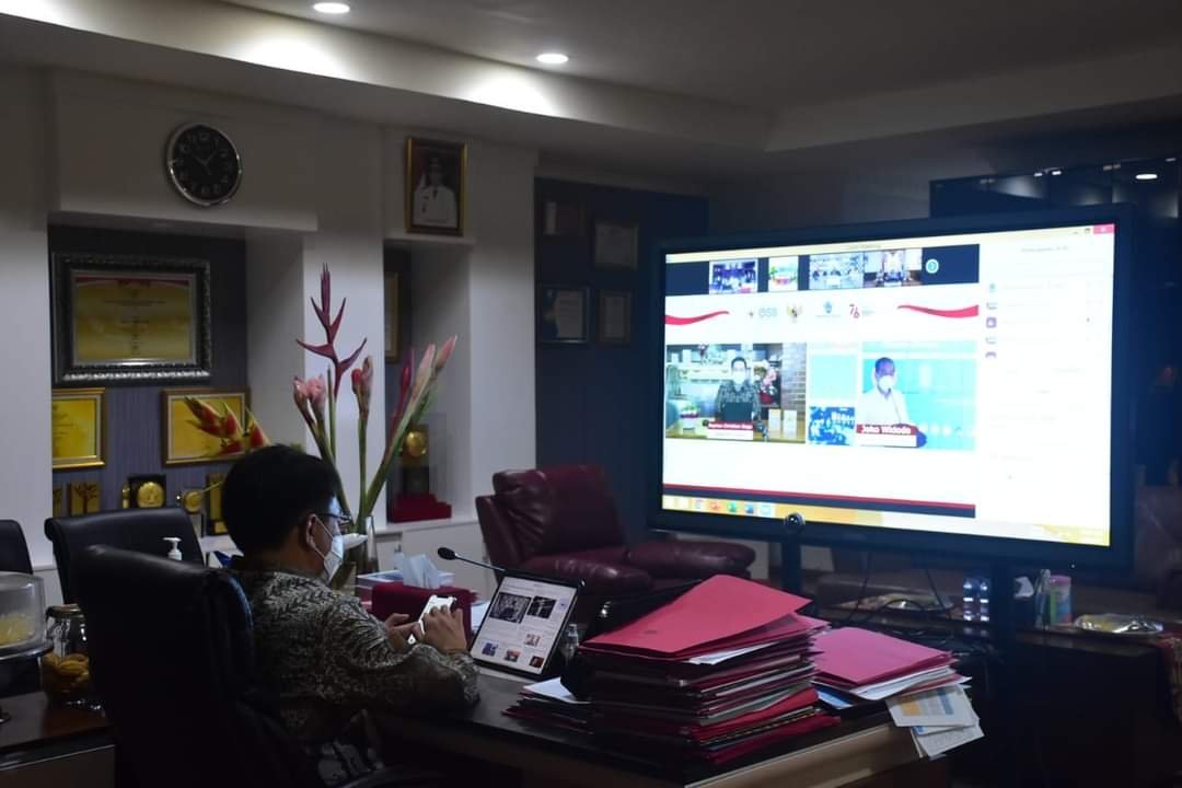 Rapat Virtual Peresmian Peluncuran OSS