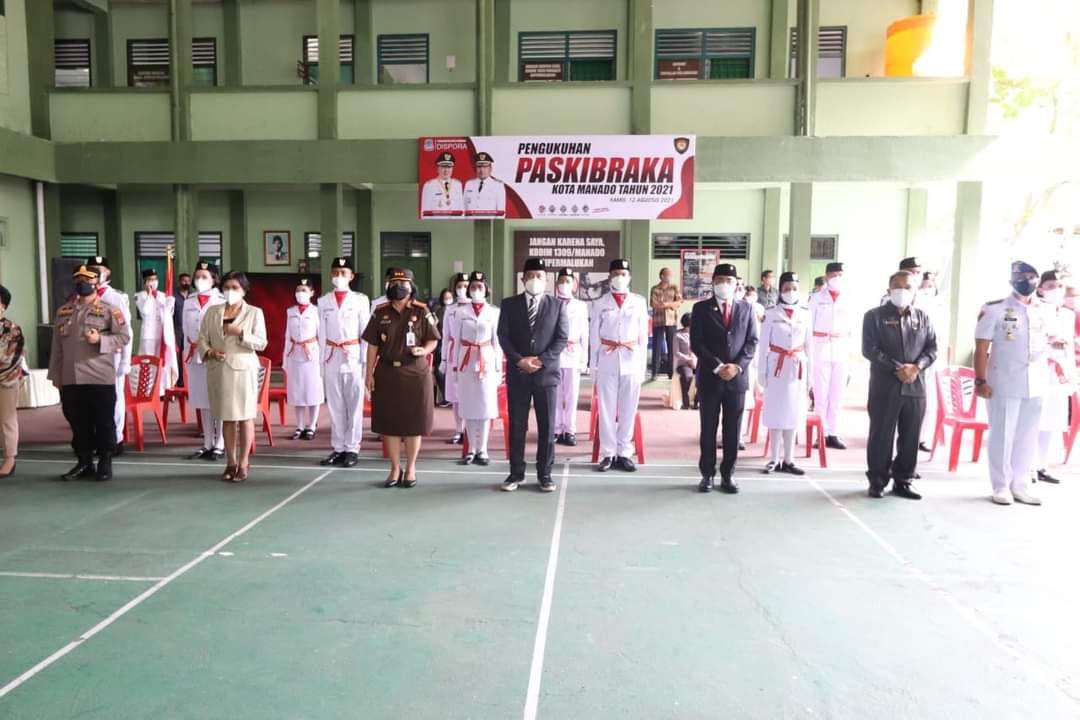 Walikota Manado kukuhkan paskibraka