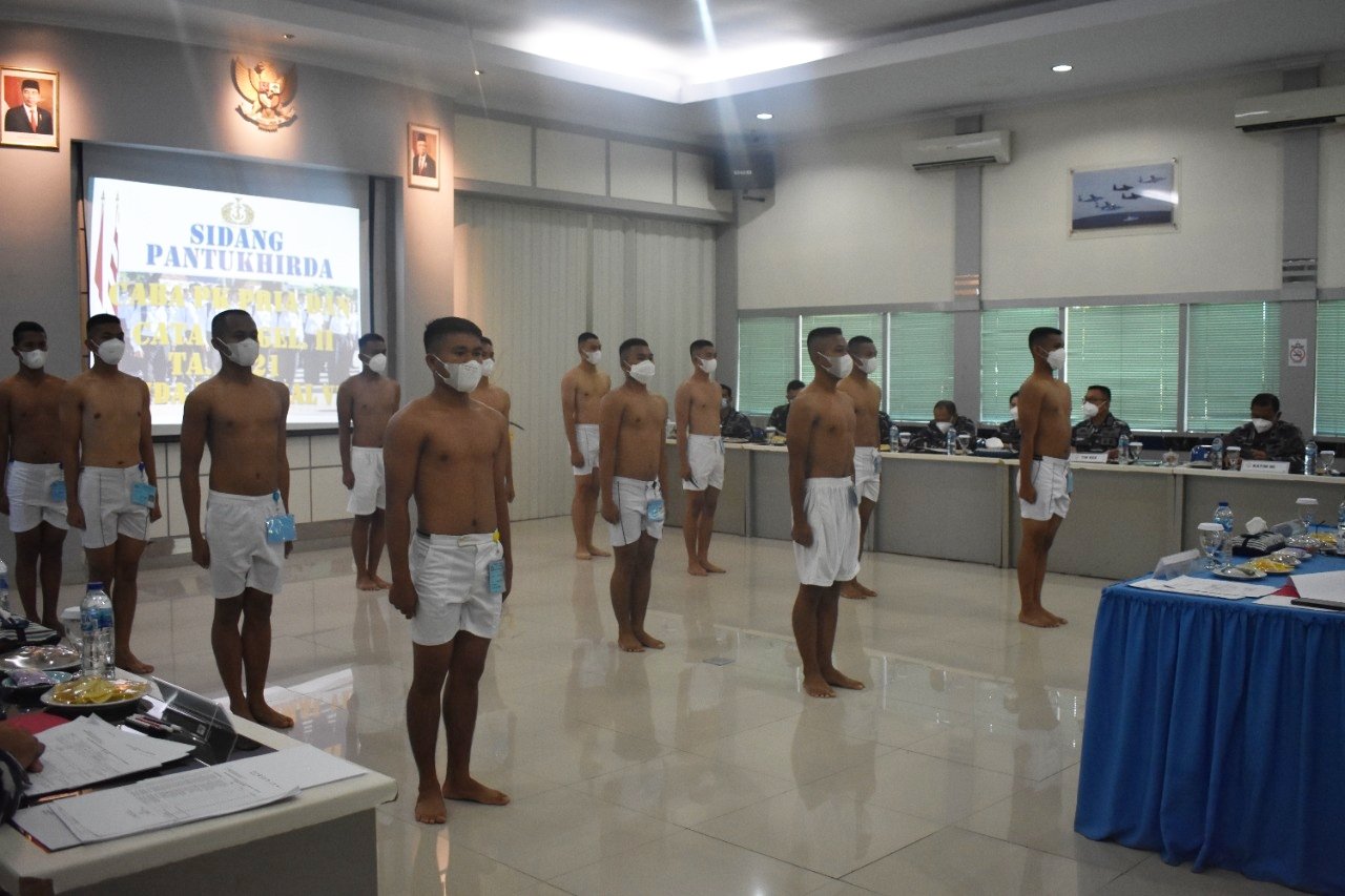 Peserta Pantukhirda Casis Caba dan Catam TNI Angkatan Laut Gelombang II Tahun 2021 (Foto : Ist)