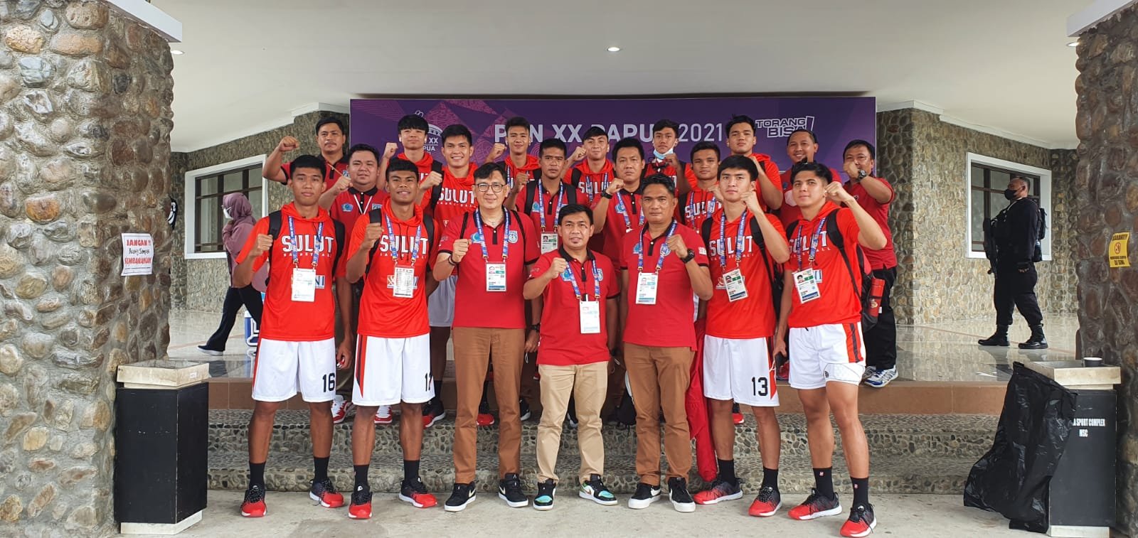 Tim Basket Putra Sulut (Foto : Ist)