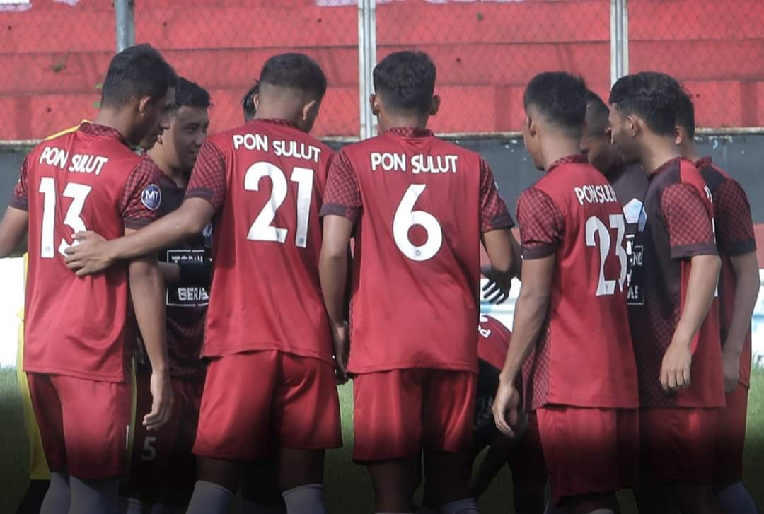 Tim Sepakbola Sulut di PON XX Papua (Foto : @Askab PSSI Sangihe)