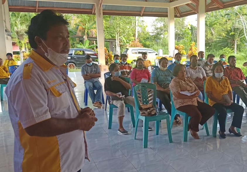 Dise Korneles Selaku Ketua Terpilih Memberikan Sambutan Dalam Muscam Tabsel (Foto : Ist) Dise Korneles Selaku Ketua Terpilih Memberikan Sambutan Dalam Muscam Tabsel (Foto : Ist)