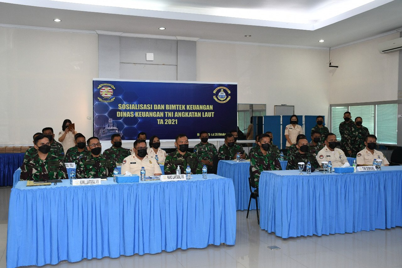 Sosialisasi Bimtek Keuangan di Lantamal VIII Manado (Foto : Ist)