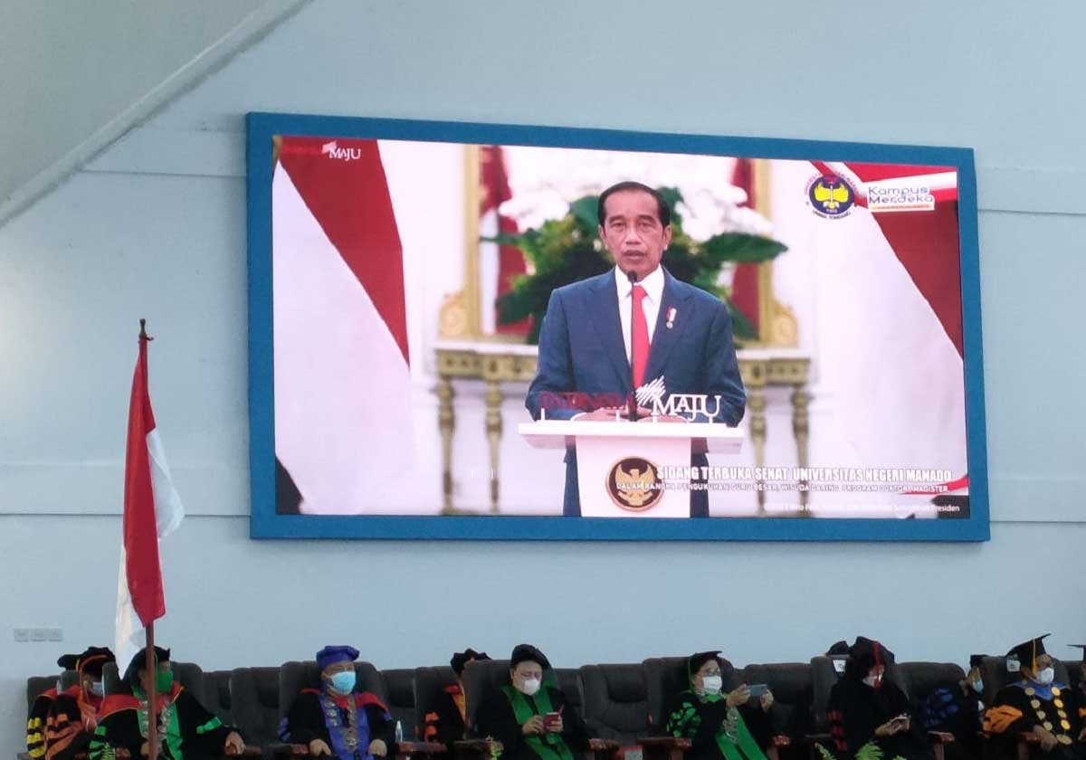 presiden jokowi ucapkan selamat dies natalis ke-66 unima