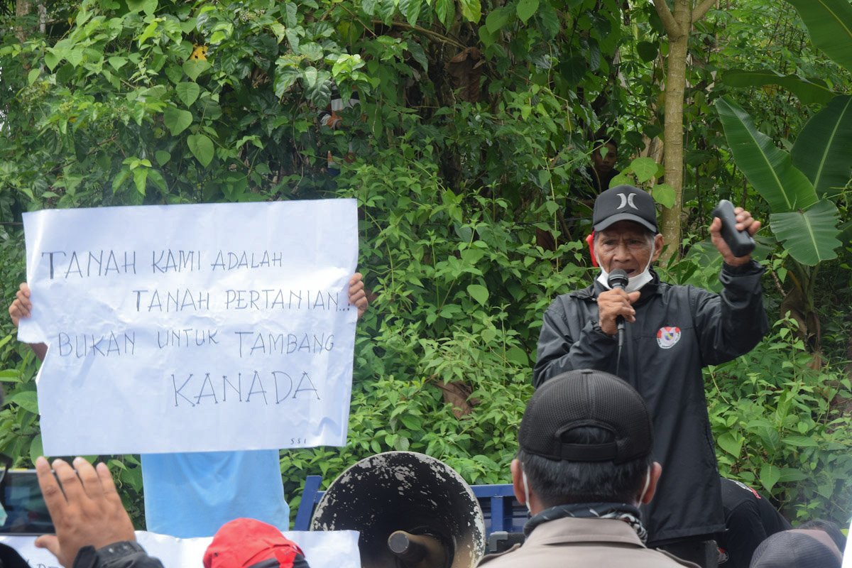 Aksi Damai, Warga Sangihe, PT. TMS