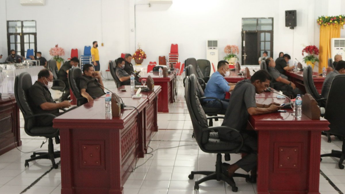 Rapat Paripurna, DPRD Sangihe