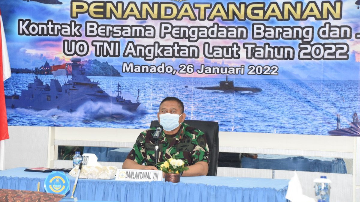 Penandatanganan Kontrak Bersama Pengadaan Barang dan Jasa TNI AL