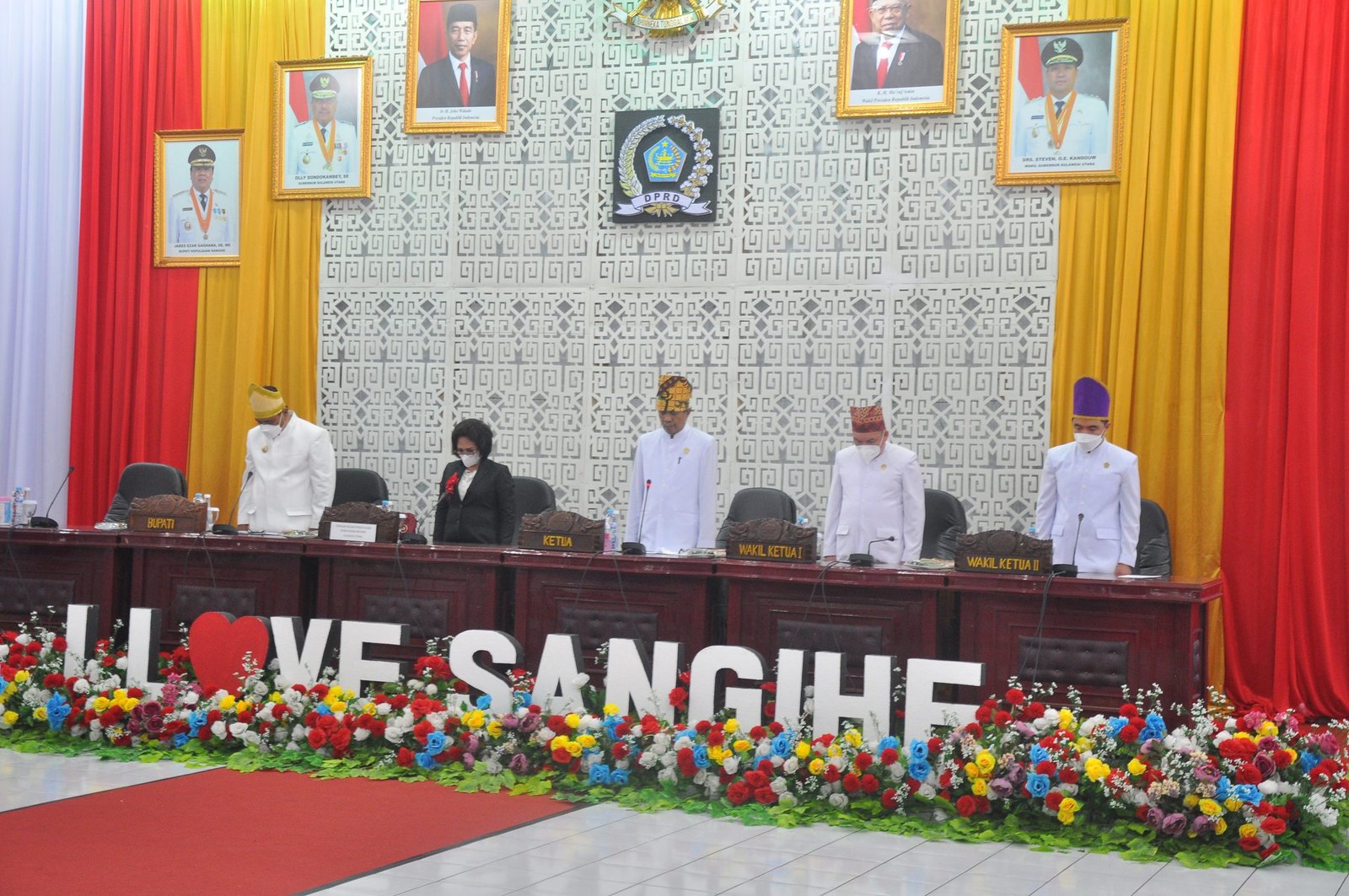 DPRD Sangihe, Rapat Paripurna Istimewa HUT Daerah Sangihe ke- 597