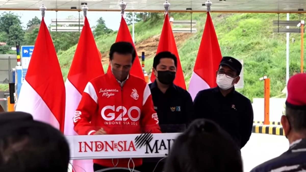 Presiden Jokowi resmikan tol Manado-Bitung