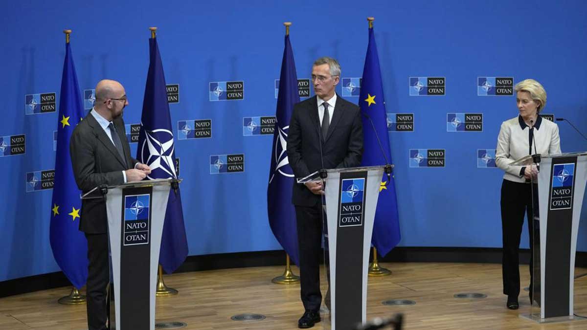Invasi Rusia ke Ukraina membuat Uni Eropa menjatuhkan sanksi