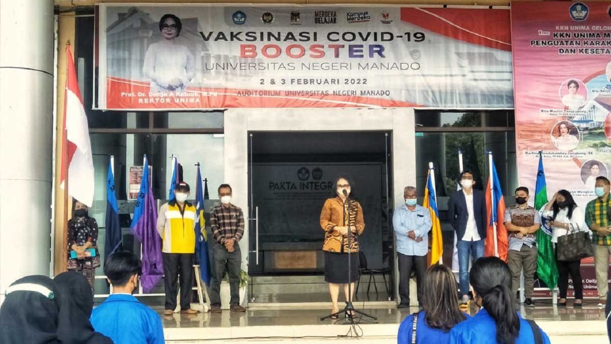 Mahasiswa KKN Unima dilepas