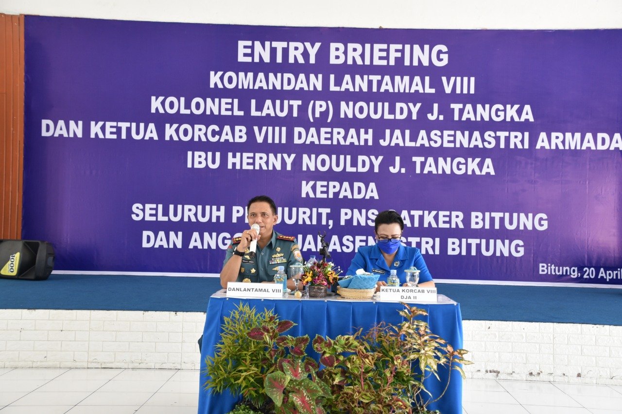 danlantamal viii entry briefing satker bitung