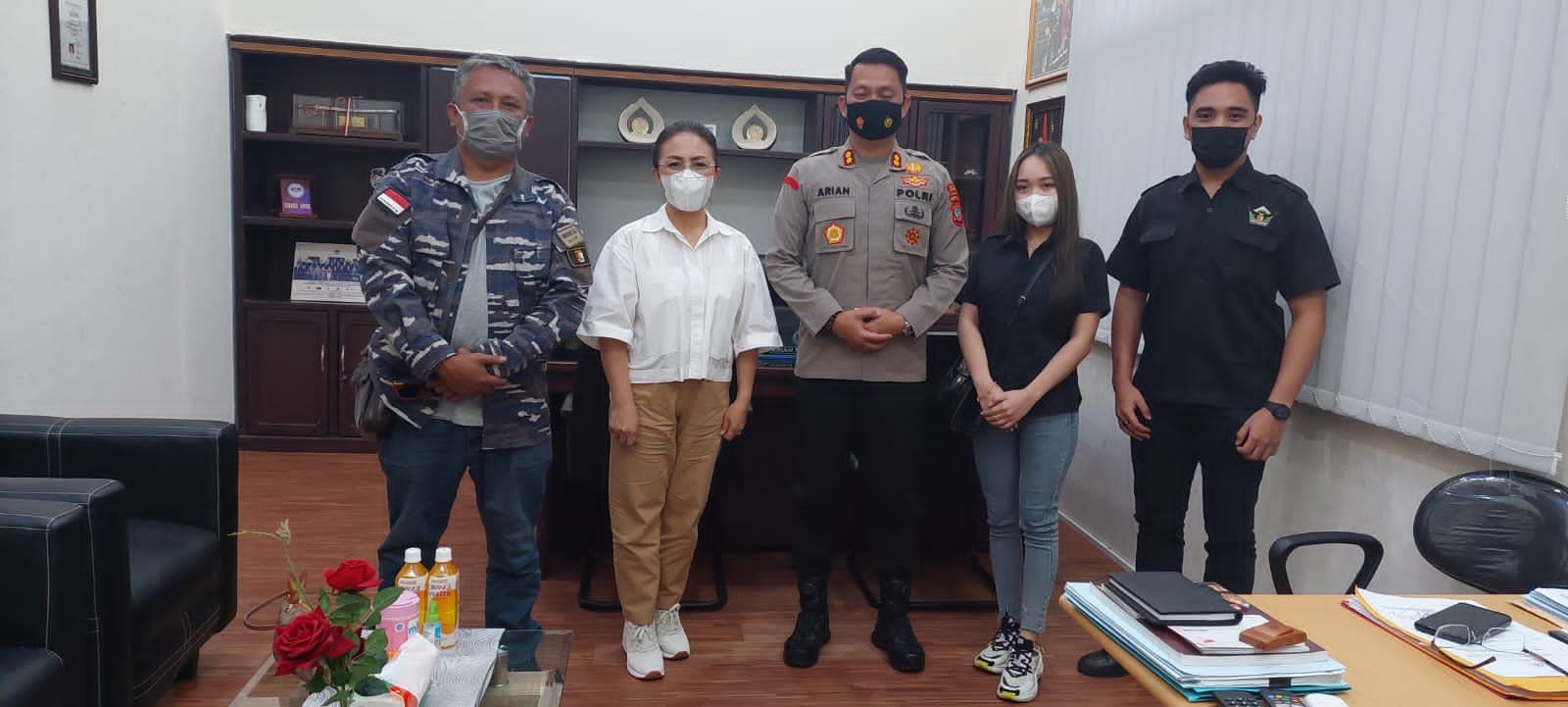 miky wenur kapolres tomohon