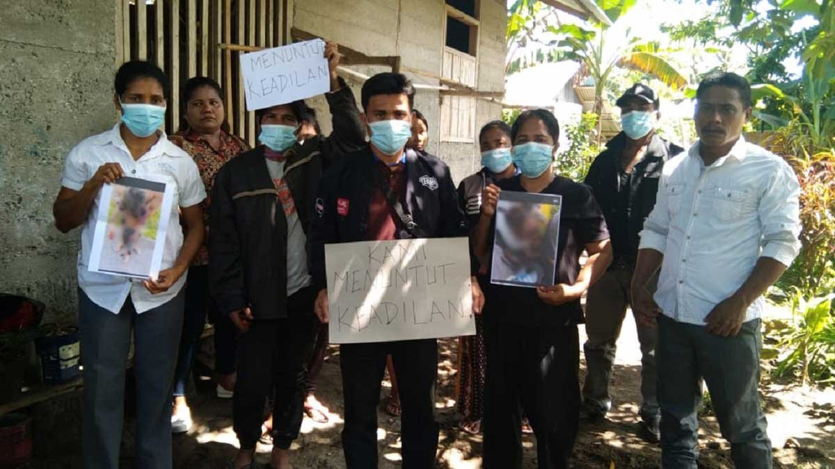 Keluarga korban penabrakan oleh oknum polisi