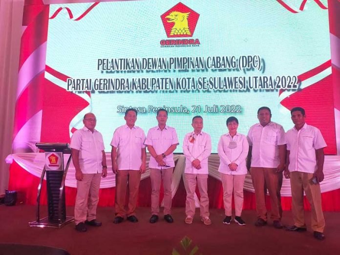 pelantikan dpc gerindra talaud