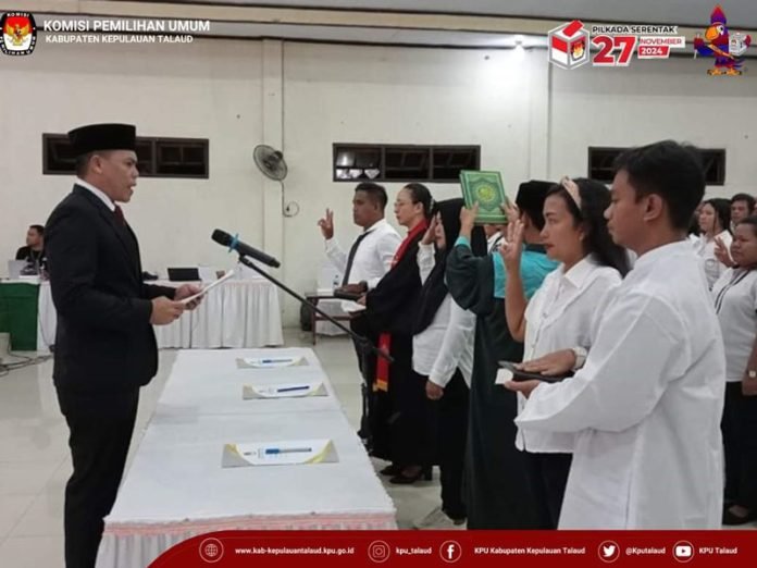 kpu talaud lantik